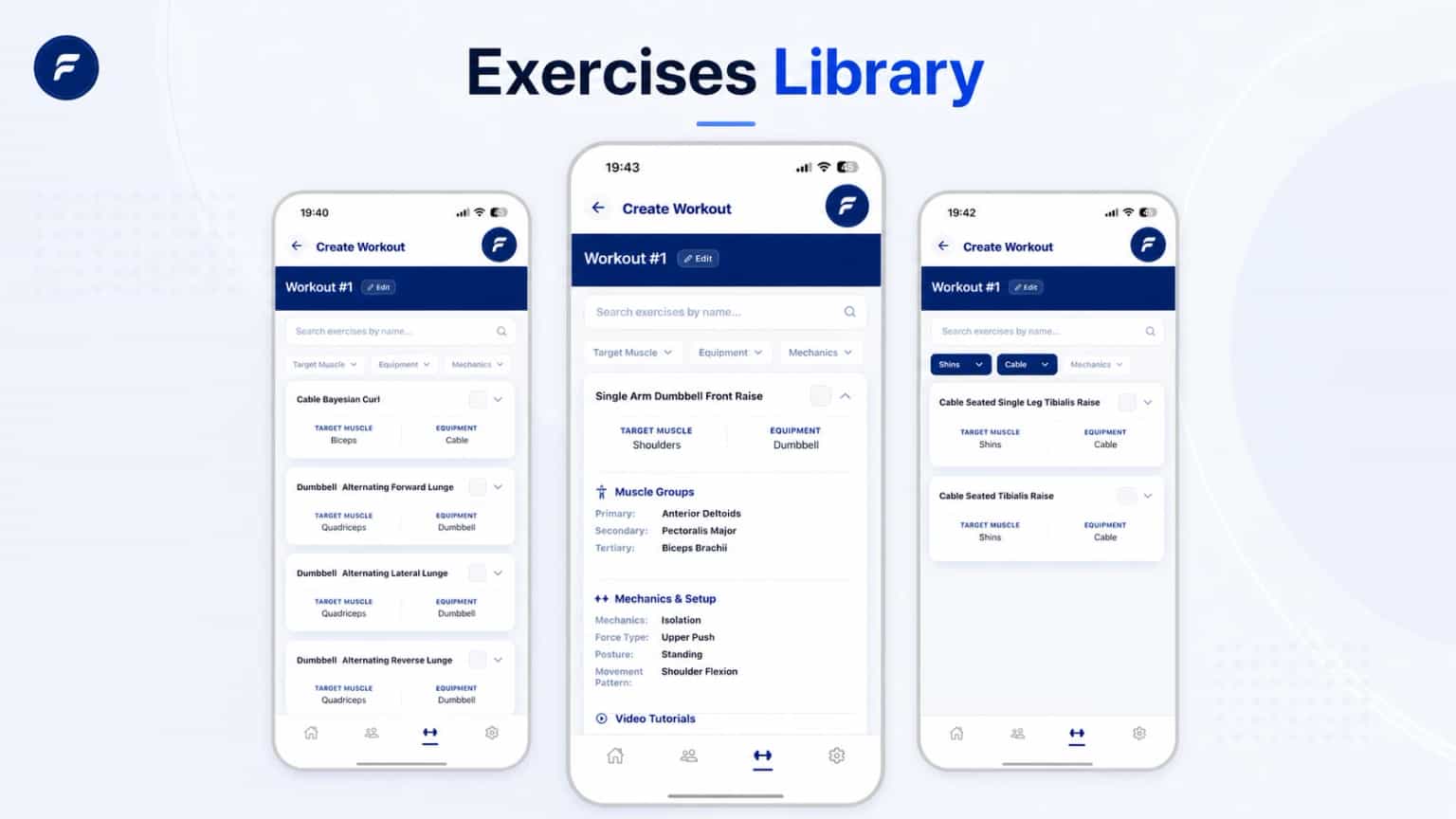 Exercises library