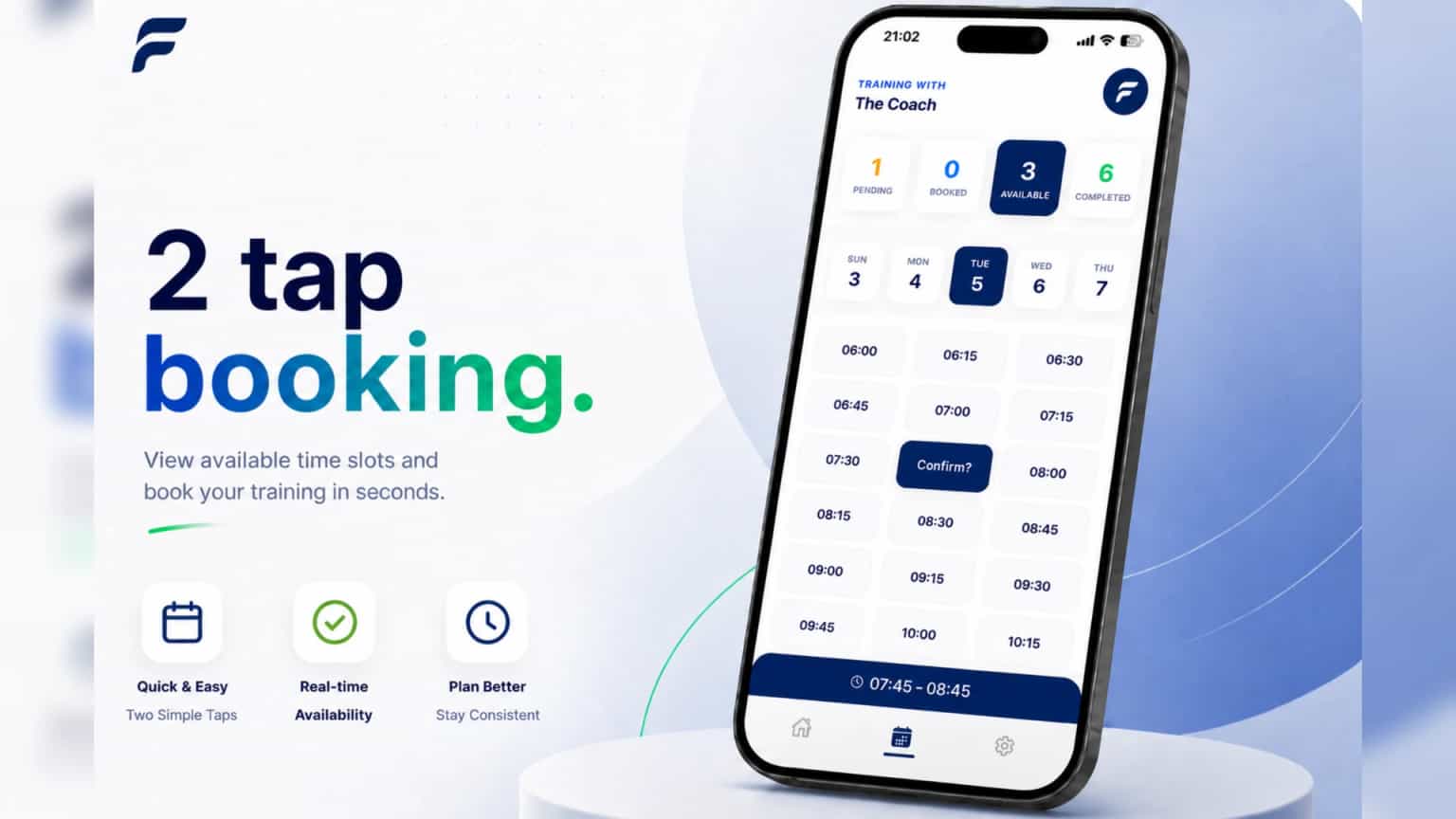 2-tap booking